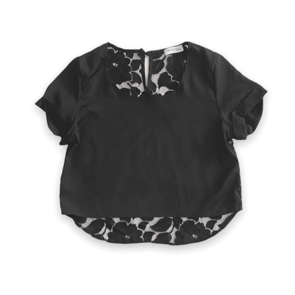 MONTEAU FLORAL LACE TOP